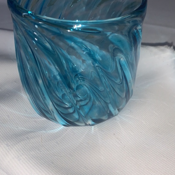 Candle holder / hand blown - Picture 2 of 6